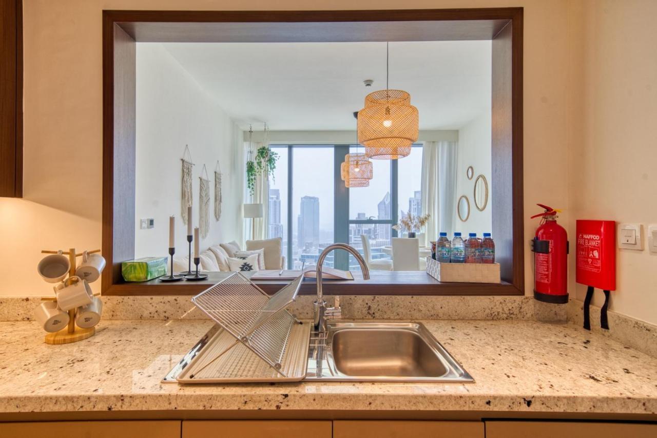Boho-Chic Cosy 1Br, Minutes To Burj Khalifa Apartment Dubai Ngoại thất bức ảnh